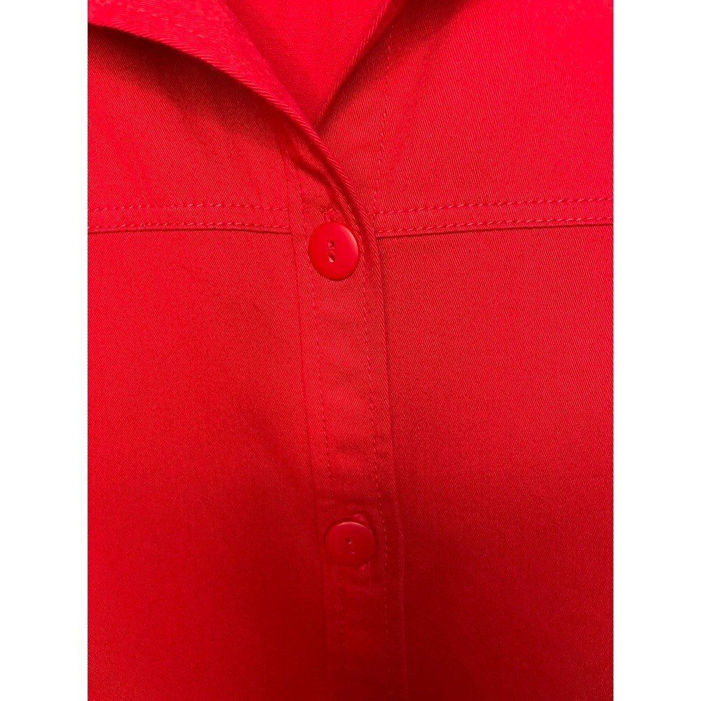 Pendleton Jacket Womens Red Excellent Button Front Cotton - Picture 5 of 12